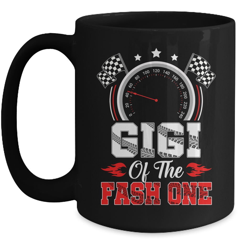 Gigi Of The Fast One 1st Birthday Racing Car Family Mug | siriusteestore