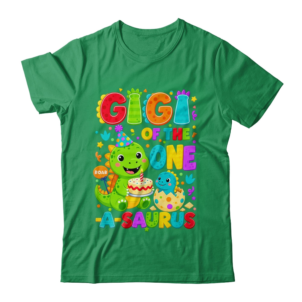 Gigi Of The One-A-Saurus 1St Birthday Boy T-Rex Dinosaur Shirt & Hoodie | siriusteestore