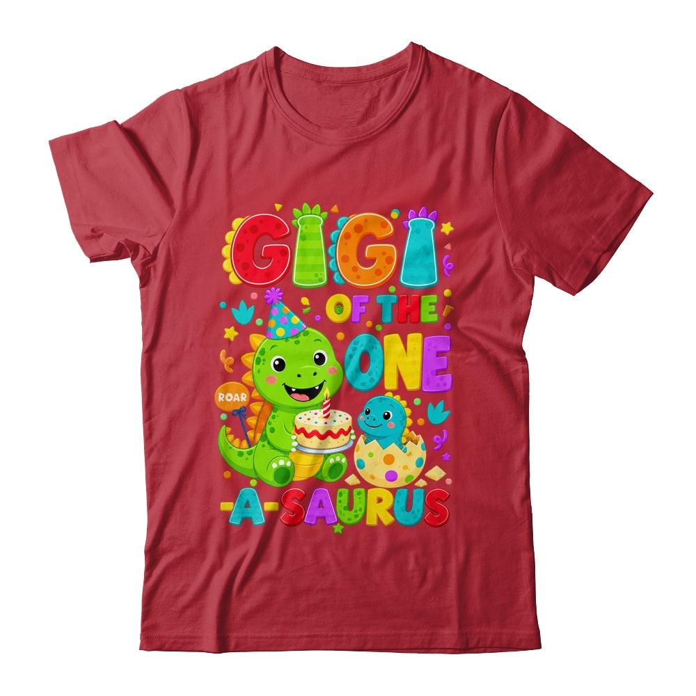 Gigi Of The One-A-Saurus 1St Birthday Boy T-Rex Dinosaur Shirt & Hoodie | siriusteestore