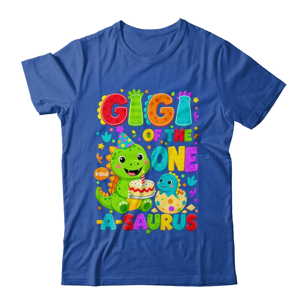 Gigi Of The One-A-Saurus 1St Birthday Boy T-Rex Dinosaur Shirt & Hoodie | siriusteestore