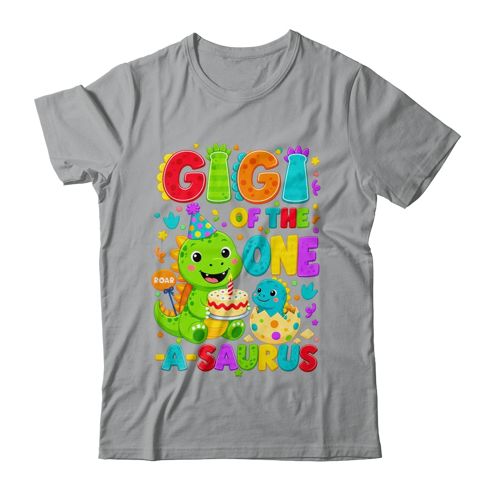 Gigi Of The One-A-Saurus 1St Birthday Boy T-Rex Dinosaur Shirt & Hoodie | siriusteestore
