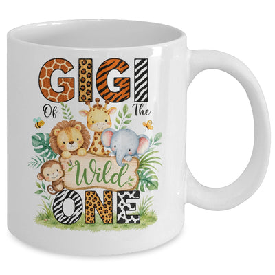Gigi Of The Wild One First Birthday Boy Jungle Safari Mug | siriusteestore