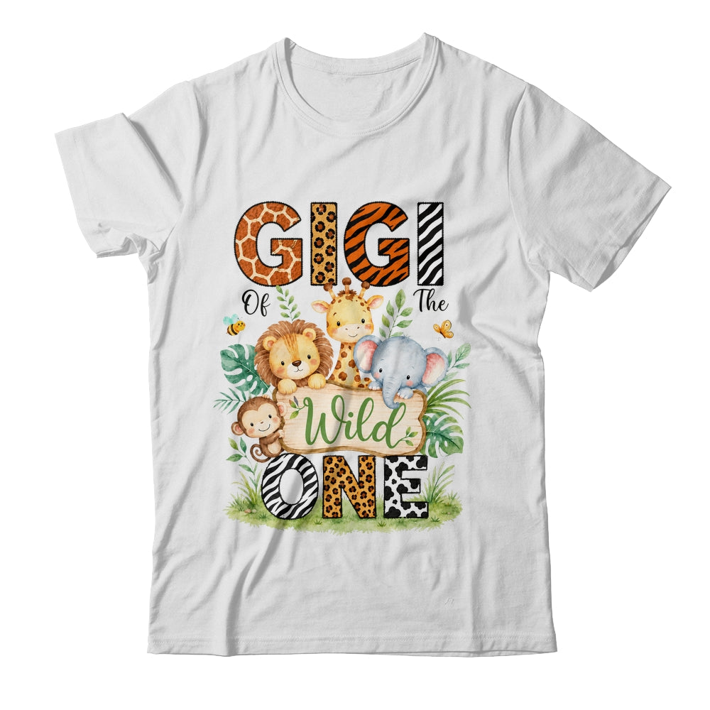 Gigi Of The Wild One First Birthday Boy Jungle Safari Shirt & Hoodie | siriusteestore