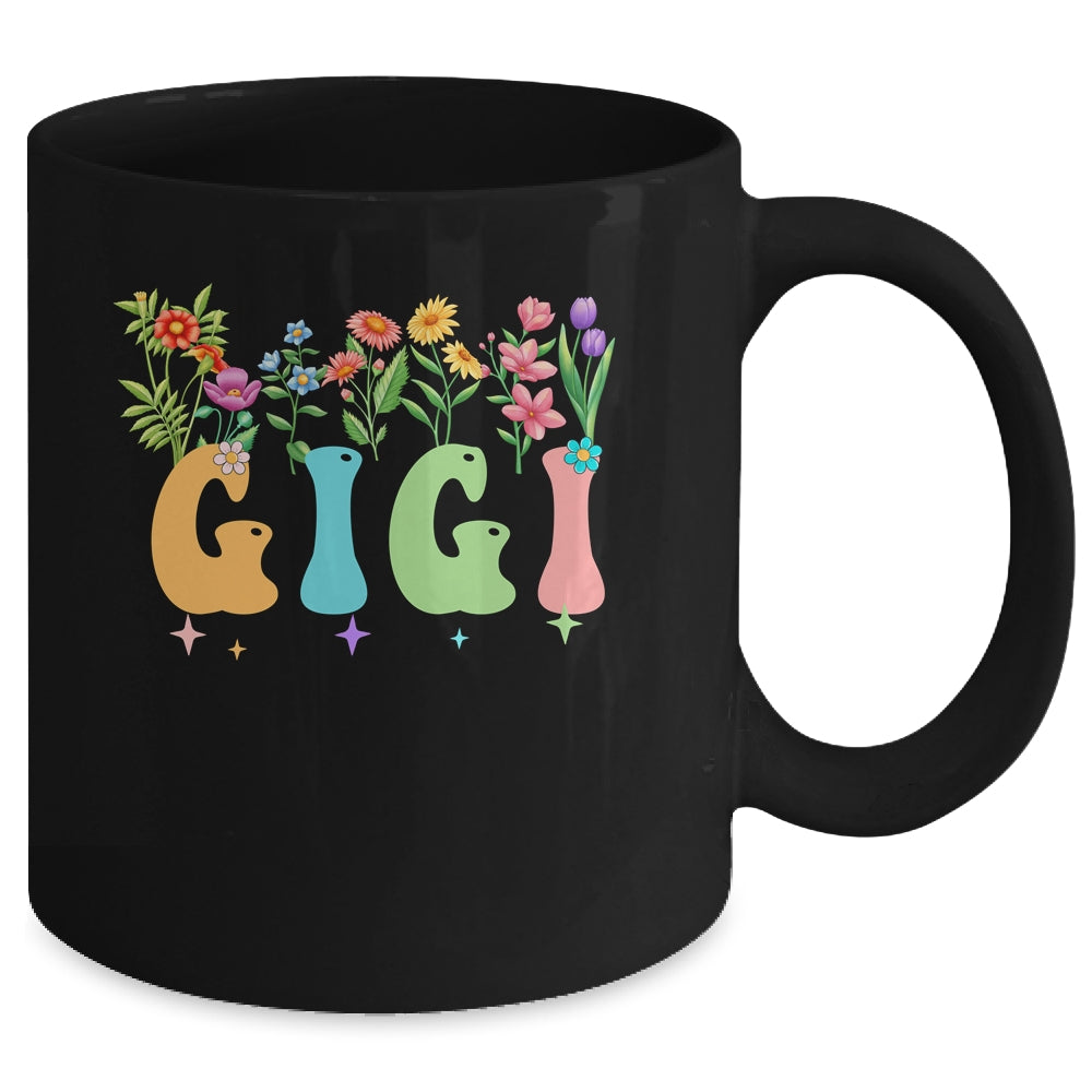 Gigi Women Wildflower Floral Design Gigi Mothers Day Mug | siriusteestore