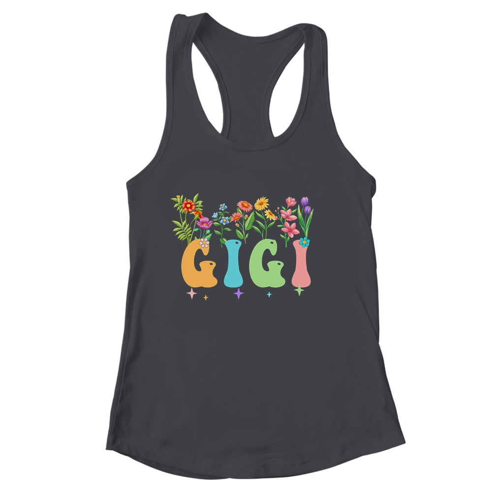 Gigi Women Wildflower Floral Design Gigi Mothers Day Shirt & Tank Top | siriusteestore