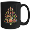 Gingerbread Christmas Tree Lights Cookie Baking Team Mug | siriusteestore