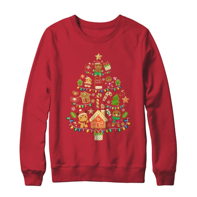 Gingerbread Christmas Tree Lights Cookie Baking Team Shirt & Sweatshirt | siriusteestore
