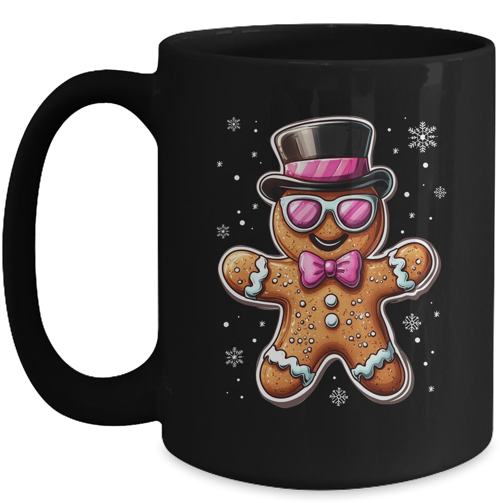 Gingerbread Cookie Christmas Pink Coquette Xmas Boy Girls Mug | siriusteestore
