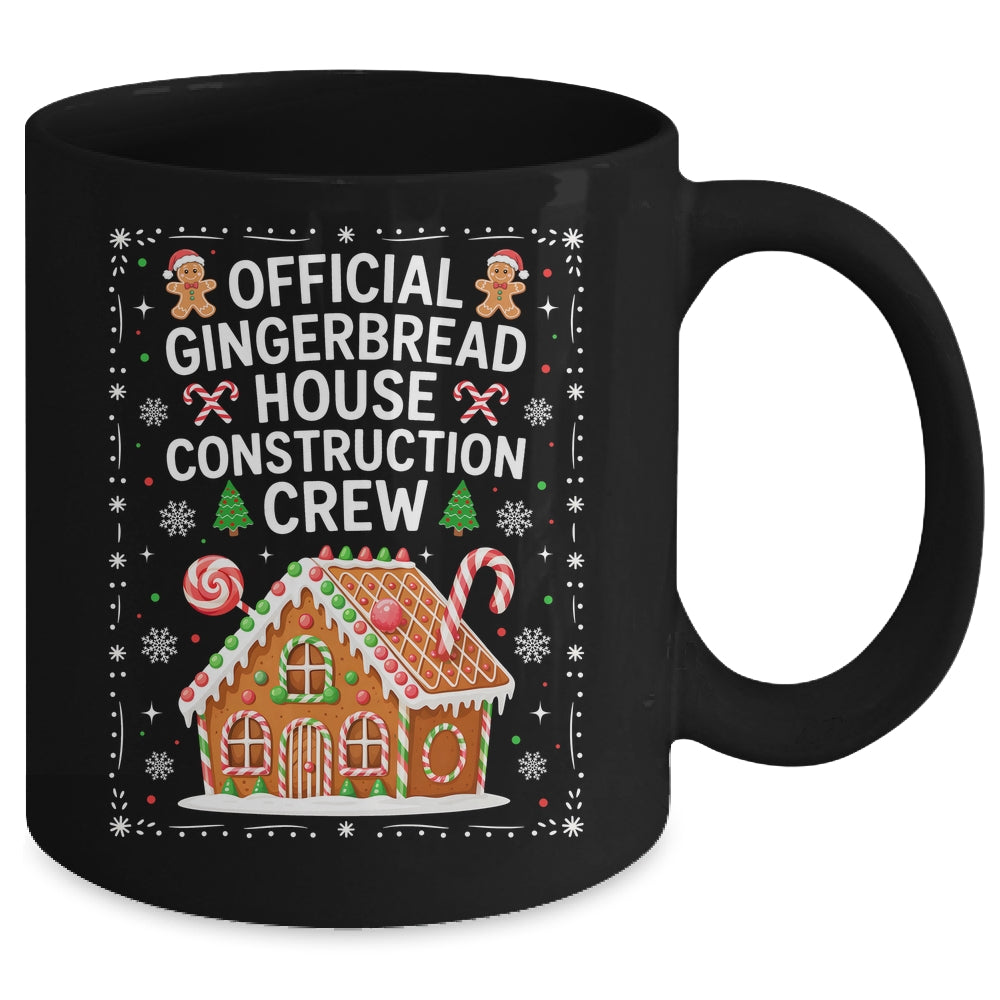 Gingerbread House Construction Crew Cookie Baking Christmas Mug | siriusteestore