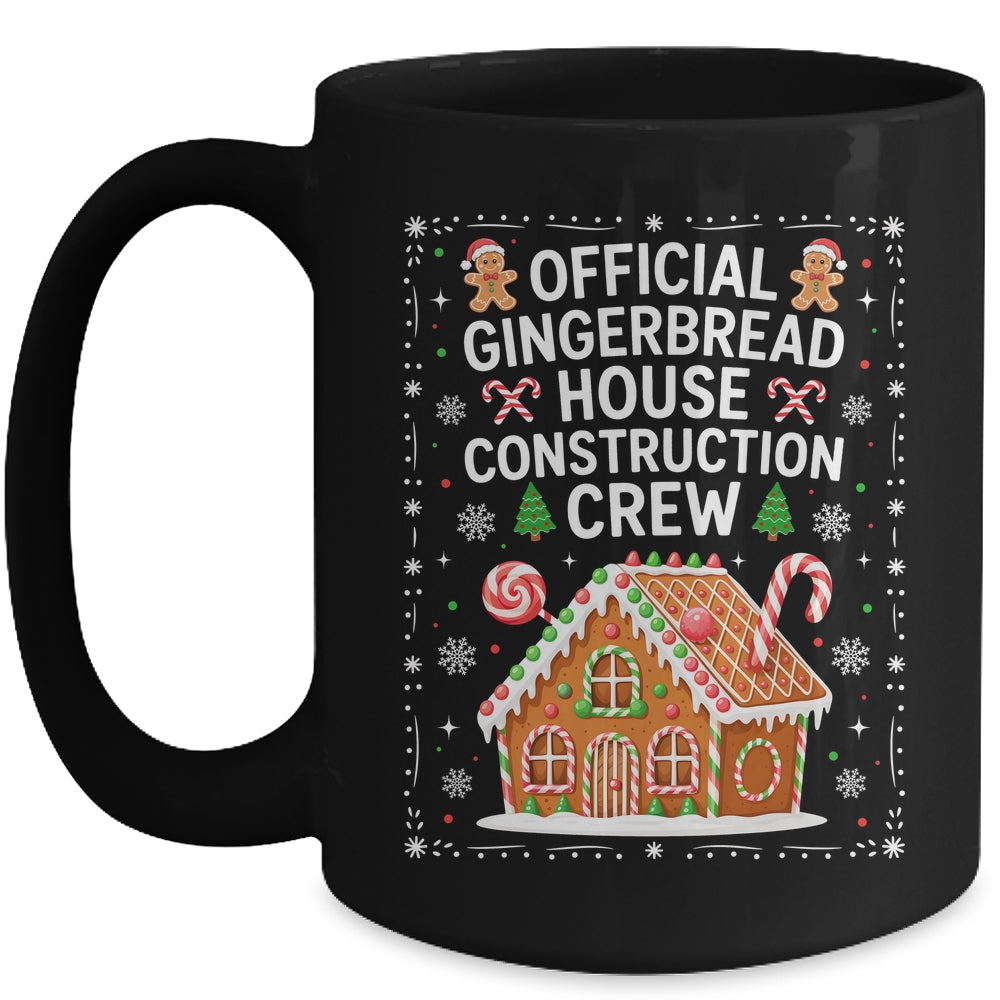 Gingerbread House Construction Crew Cookie Baking Christmas Mug | siriusteestore