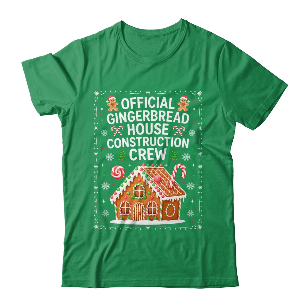 Gingerbread House Construction Crew Cookie Baking Christmas Shirt & Sweatshirt | siriusteestore