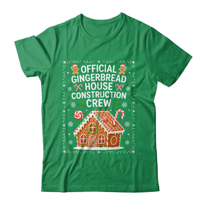 Gingerbread House Construction Crew Cookie Baking Christmas Shirt & Sweatshirt | siriusteestore