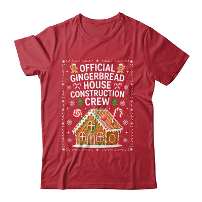 Gingerbread House Construction Crew Cookie Baking Christmas Shirt & Sweatshirt | siriusteestore