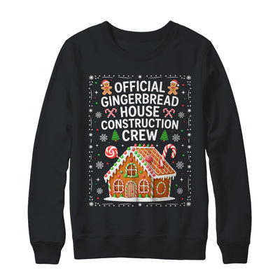 Gingerbread House Construction Crew Cookie Baking Christmas Shirt & Sweatshirt | siriusteestore