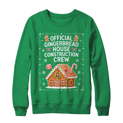 Gingerbread House Construction Crew Cookie Baking Christmas Shirt & Sweatshirt | siriusteestore