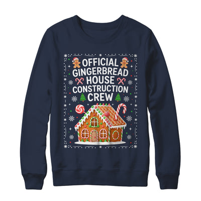 Gingerbread House Construction Crew Cookie Baking Christmas Shirt & Sweatshirt | siriusteestore