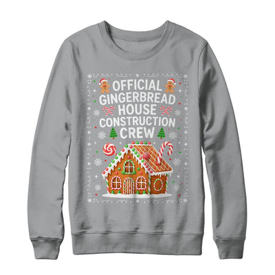 Gingerbread House Construction Crew Cookie Baking Christmas Shirt & Sweatshirt | siriusteestore