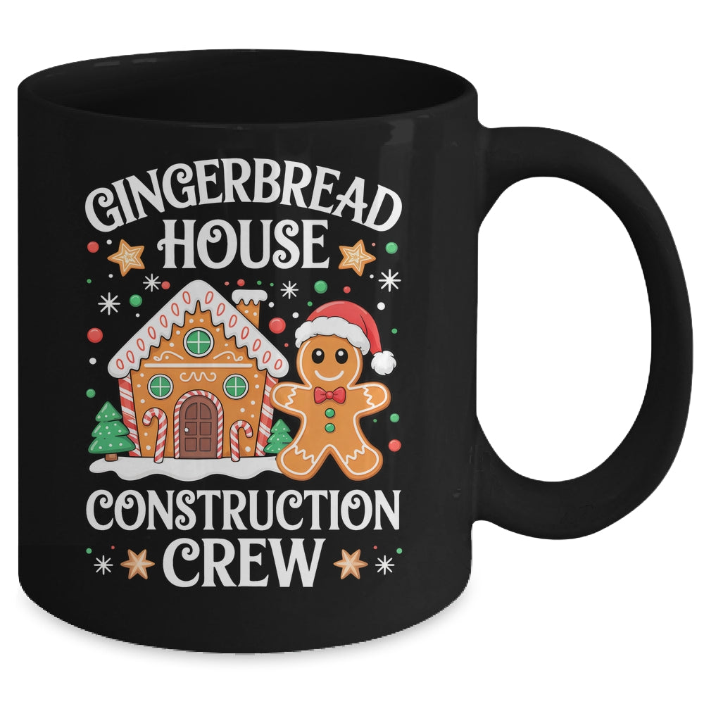 Gingerbread House Construction Crew Decorating Baking Xmas Mug | siriusteestore