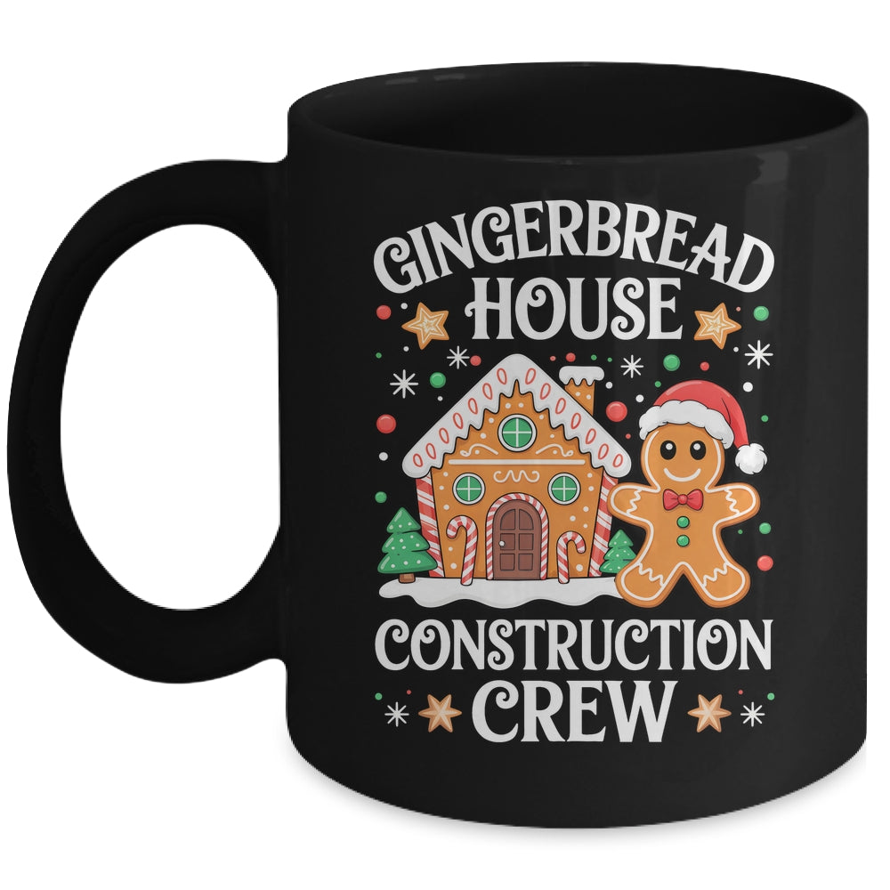 Gingerbread House Construction Crew Decorating Baking Xmas Mug | siriusteestore