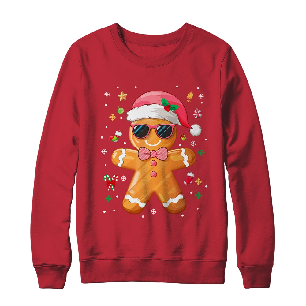 Gingerbread Man Pink Christmas Cookie Costume Baking Team Shirt & Sweatshirt | siriusteestore