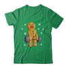 Gingerbread Man Weightlifting Christmas Fitness Gym Deadlift Shirt & Sweatshirt | siriusteestore