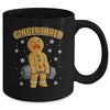 Gingershred Funny Gingerbread Man Gym Bodybuilding Christmas Mug | siriusteestore