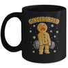 Gingershred Funny Gingerbread Man Gym Bodybuilding Christmas Mug | siriusteestore