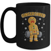Gingershred Funny Gingerbread Man Gym Bodybuilding Christmas Mug | siriusteestore