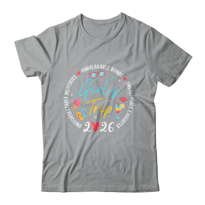 Girl's Trip 2026 Memories Girls Friends Trip Vacation Retro Shirt & Tank Top | siriusteestore