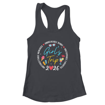 Girl's Trip 2026 Memories Girls Friends Trip Vacation Retro Shirt & Tank Top | siriusteestore