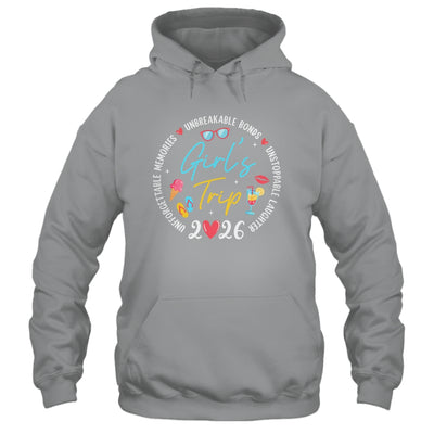 Girl's Trip 2026 Memories Girls Friends Trip Vacation Retro Shirt & Tank Top | siriusteestore