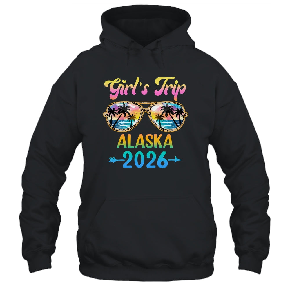 Girl's Trip Alaska 2026 Summer Vacation Sunglasses Shirt & Tank Top | siriusteestore