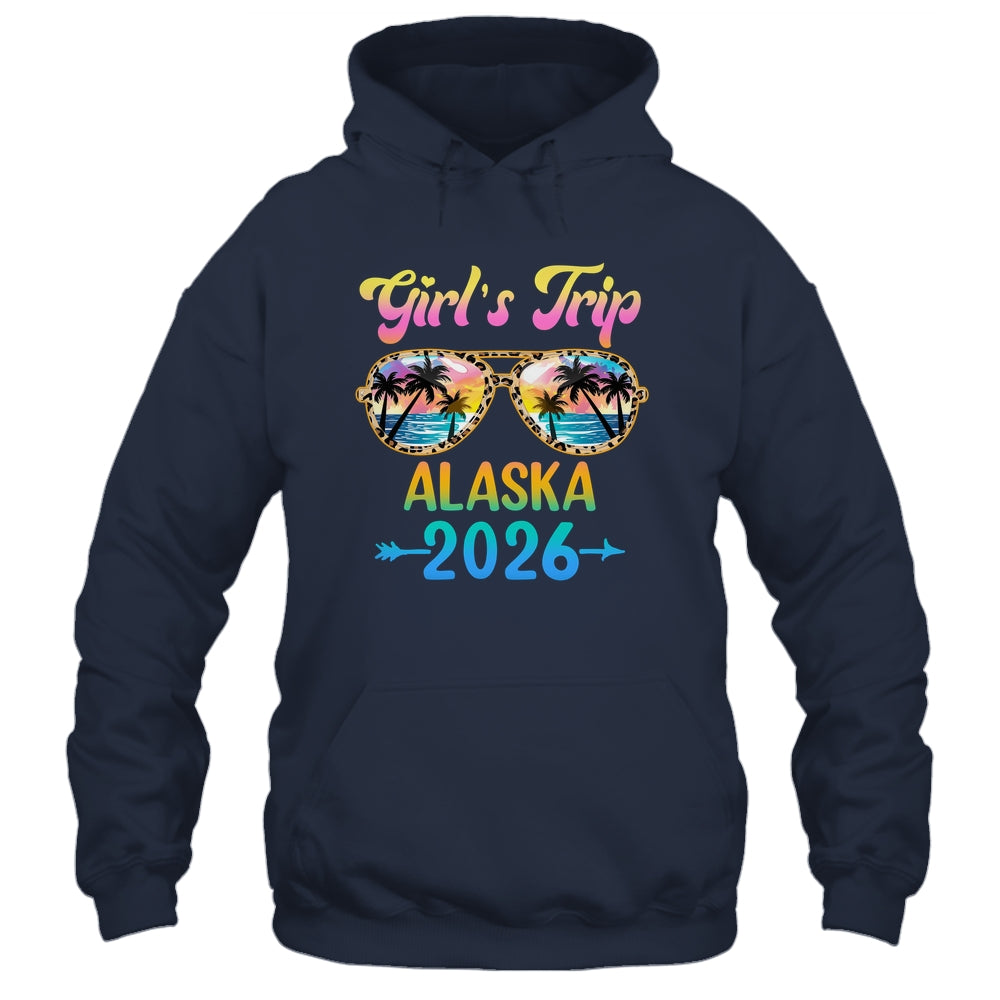 Girl's Trip Alaska 2026 Summer Vacation Sunglasses Shirt & Tank Top | siriusteestore