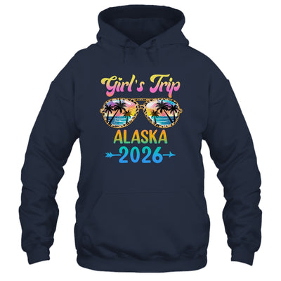 Girl's Trip Alaska 2026 Summer Vacation Sunglasses Shirt & Tank Top | siriusteestore