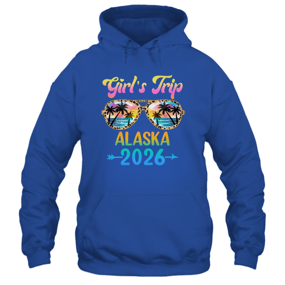 Girl's Trip Alaska 2026 Summer Vacation Sunglasses Shirt & Tank Top | siriusteestore