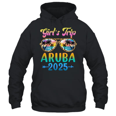 Girl's Trip Aruba 2025 Summer Vacation Sunglasses Shirt & Tank Top | siriusteestore