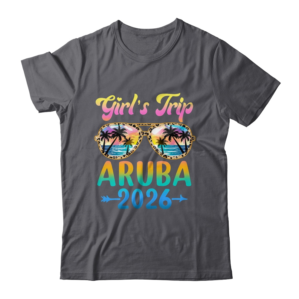 Girl's Trip Aruba 2026 Summer Vacation Sunglasses Shirt & Tank Top | siriusteestore