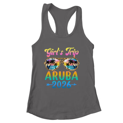 Girl's Trip Aruba 2026 Summer Vacation Sunglasses Shirt & Tank Top | siriusteestore
