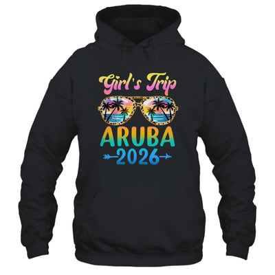 Girl's Trip Aruba 2026 Summer Vacation Sunglasses Shirt & Tank Top | siriusteestore
