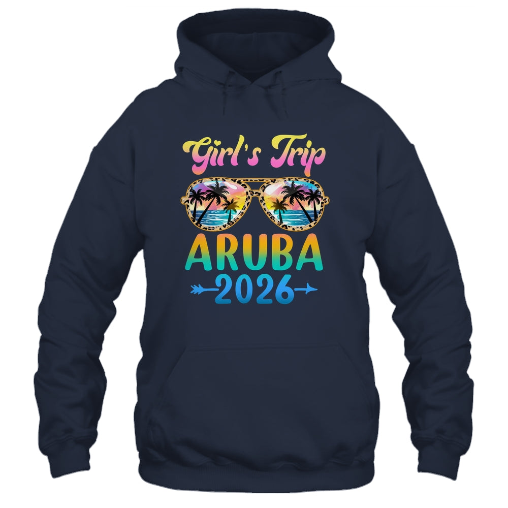 Girl's Trip Aruba 2026 Summer Vacation Sunglasses Shirt & Tank Top | siriusteestore