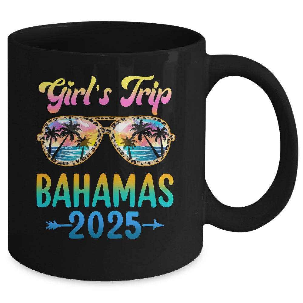 Girl's Trip Bahamas 2025 Summer Vacation Sunglasses Mug | siriusteestore