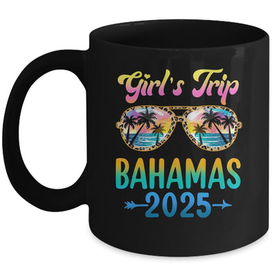 Girl's Trip Bahamas 2025 Summer Vacation Sunglasses Mug | siriusteestore