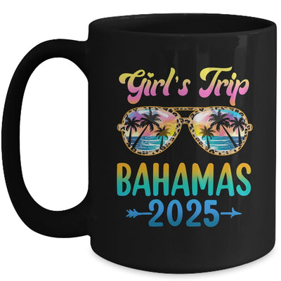 Girl's Trip Bahamas 2025 Summer Vacation Sunglasses Mug | siriusteestore