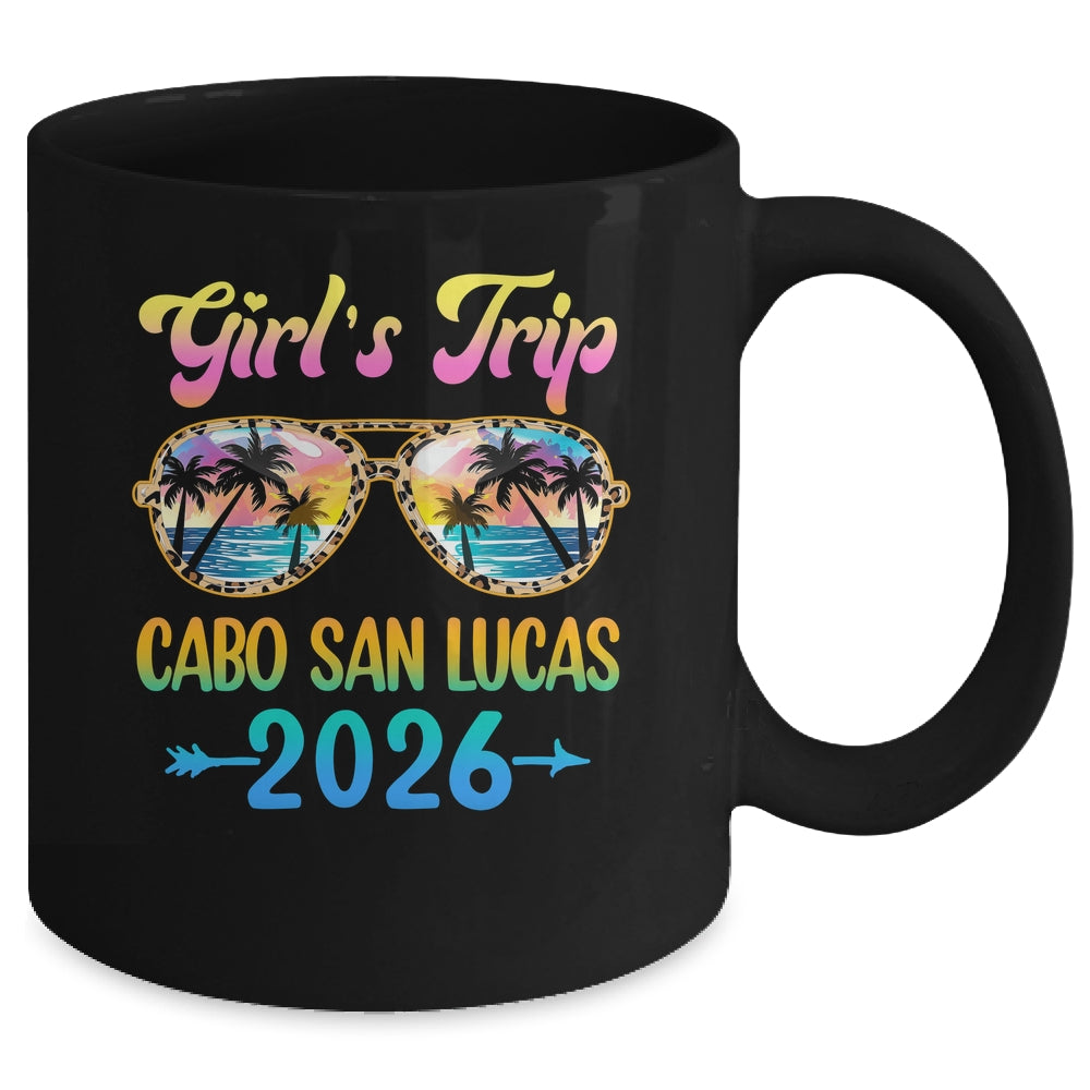 Girl's Trip Cabo San Lucas 2026 Summer Vacation Sunglasses Mug | siriusteestore