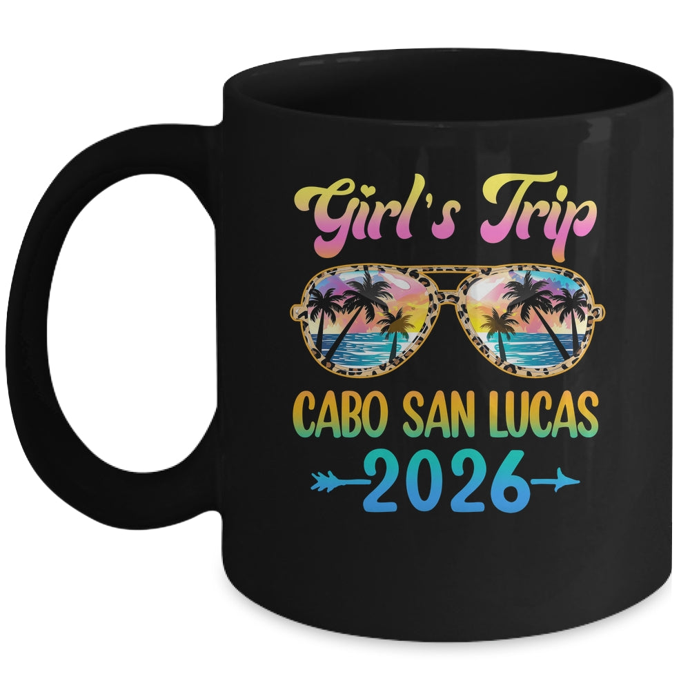 Girl's Trip Cabo San Lucas 2026 Summer Vacation Sunglasses Mug | siriusteestore