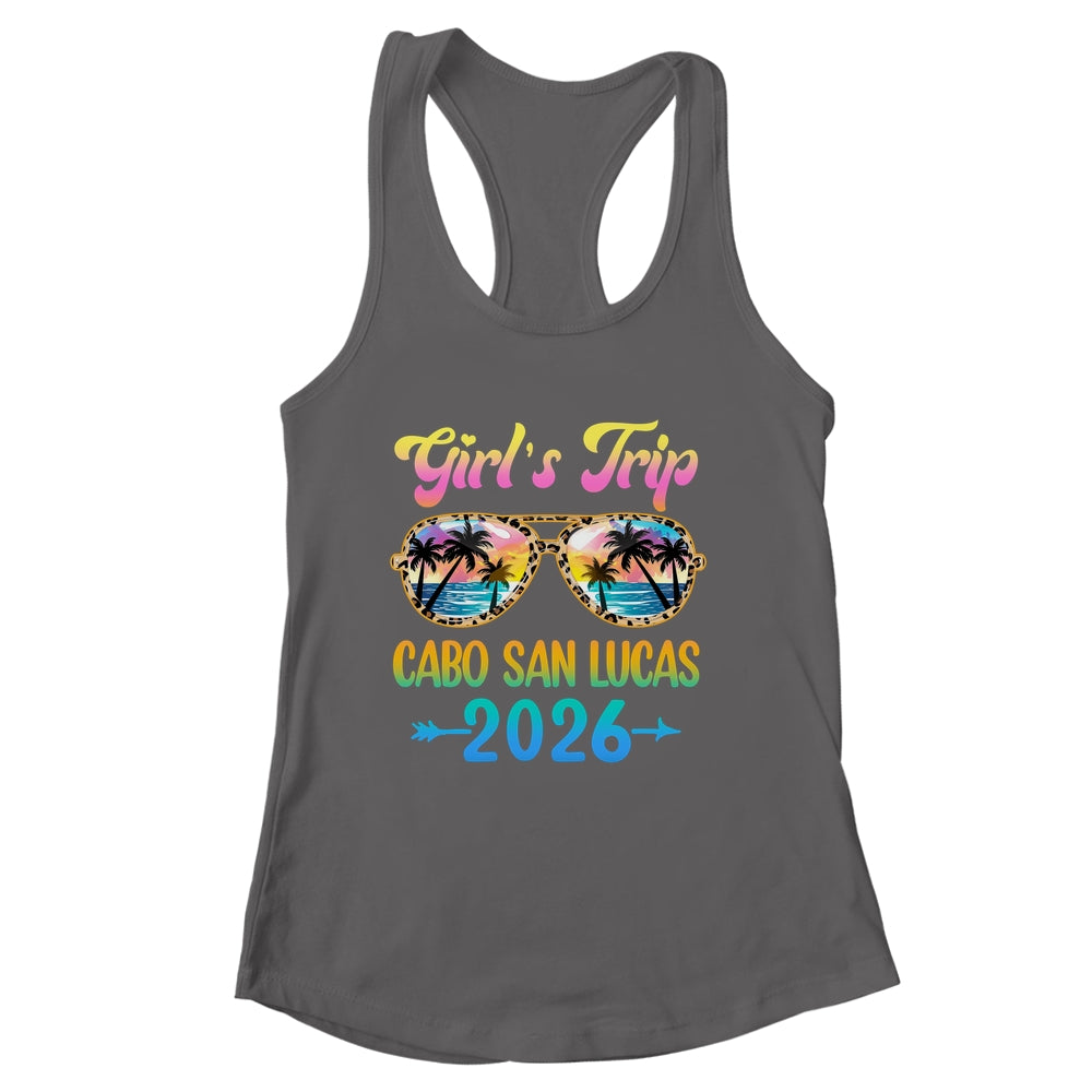 Girl's Trip Cabo San Lucas 2026 Summer Vacation Sunglasses Shirt & Tank Top | siriusteestore