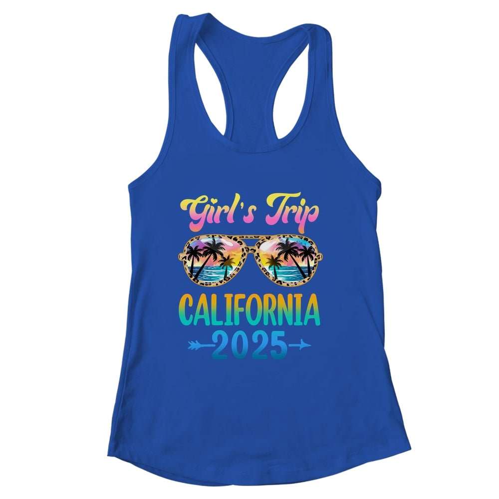 Girl's Trip California 2025 Summer Vacation Sunglasses Shirt & Tank Top | siriusteestore