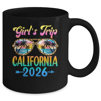 Girl's Trip California 2026 Summer Vacation Sunglasses Mug | siriusteestore