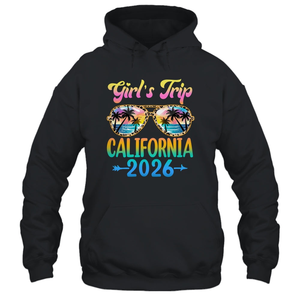 Girl's Trip California 2026 Summer Vacation Sunglasses Shirt & Tank Top | siriusteestore