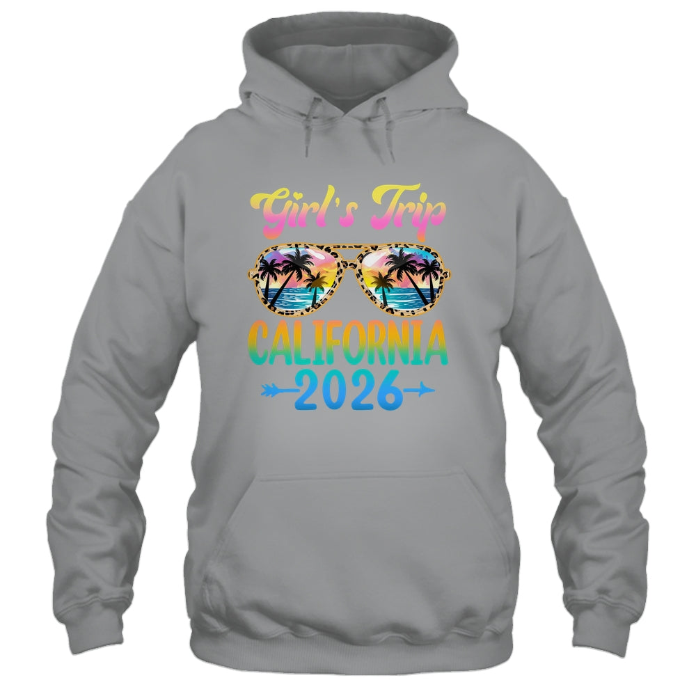 Girl's Trip California 2026 Summer Vacation Sunglasses Shirt & Tank Top | siriusteestore